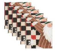 Merry Christmas Board cocktail panno tovaglioli amichevole bobo vestiti set di 6 50,8 x 50,8 cm servilleteros para mesas de manzana