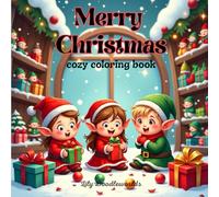 Merry Christmas: Bold, Easy and Cute Coloring Book for Kids & Adults