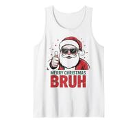 Merry Christmas Bruh Meme - Divertente Detto per Brother Boys Men Canotta