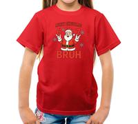Merry Christmas Bruh - T-Shirt - Sei Sette 6 7 Meme Brainrot Divertente