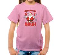 Merry Christmas Bruh - T-Shirt - Sei Sette 6 7 Meme Brainrot Divertente