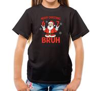 Merry Christmas Bruh - T-Shirt - Sei Sette 6 7 Meme Brainrot Divertente