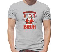 Merry Christmas Bruh - T-Shirt - Sei Sette 6 7 Meme Brainrot Funny Natale