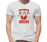 Merry Christmas Bruh - T-Shirt - Sei Sette 6 7 Meme Brainrot Funny Natale