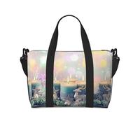 Merry Christmas Candle Print Italy Flag Print Borsa versatile per viaggi, borsa a tracolla portatile da viaggio per ogni tua esigenza