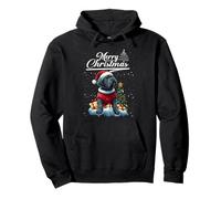 Merry Christmas Cane Corso Santa Hat Dog Lovers Xmas Felpa con Cappuccio