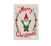 Merry Christmas Cartoon Nani Bandiere decorative da giardino all'aperto Buon Natale banner per la decorazione del portico 28x40 double sided