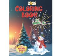 Merry Christmas Coloring Book for Kids (Ages 3+): 80 Fun & Festive Pages!