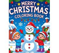 Merry Christmas Coloring Book: Fun & Relaxing Holiday Designs for Kids and Adults - 8.5 x 11, 20 Festive Pages: Snowflakes, Ornaments, Cozy Winter ... Perfect Holiday Activity for the Whole Family