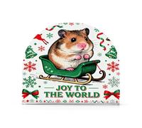 Merry Christmas Criceto Verde Acrilico Cactus portatovaglioli per esterni sala da pranzo titolari autoportanti per tovaglioli di stoffa decorazione della casa all'aperto sala da pranzo 1Pack