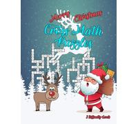 Merry Christmas CrossMath Puzzles: 360 puzzles with Addition, Subtraction, Multiplication, and Division signs in 3 difficulty levels.
