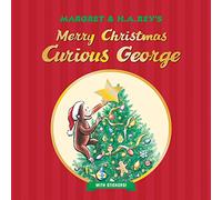 Merry Christmas, Curious George with Stickers: A Christmas Holiday Book for Kids