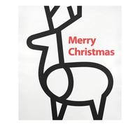 Merry Christmas Deer Minimalista Copertura decorativa per lavastoviglie riutilizzabile frigorifero porta magnete decorazione vacanza Cubiertas de lavavajillas 58,4x66 cm