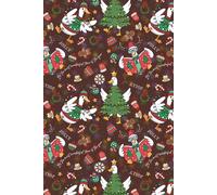 Merry Christmas Ducks and Trees Notebook: 6x9 inch | 120 pages | A whimsical Christmas duck and tree journal paired with Colossians 3:15