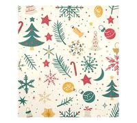 Merry Christmas Elements Coperture decorative per lavastoviglie riutilizzabili magnete frigorifero natalizio decorazione vacanza Cubiertas de lavavajillas 58,4x66 cm