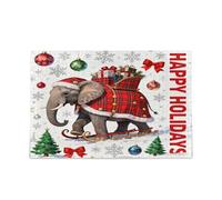 Merry Christmas Elephants Jigsaw Puzzles Challenging and Educational Masterpieces Puzzle 500 Piecing