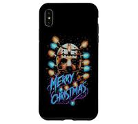 Merry Christmas Festive Slasher Candy Cane Menace Custodia per iPhone XS Max
