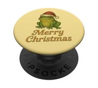 Merry Christmas Froggy Rana carina ranocchia natalizia PopSockets PopGrip Adesivo