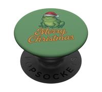 Merry Christmas Froggy Rana carina ranocchia natalizia PopSockets PopGrip Adesivo