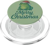 Merry Christmas Froggy Rana carina ranocchia natalizia PopSockets PopGrip per MagSafe