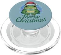 Merry Christmas Froggy Rana carina ranocchia natalizia PopSockets PopGrip per MagSafe