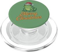 Merry Christmas Froggy Rana carina ranocchia natalizia PopSockets PopGrip per MagSafe