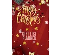 Merry Christmas Gift List Planner: Lined, Notebook, Blank, List making, Organiser: Vibrant Cover, Xmas Present Tracker For The Festive Season