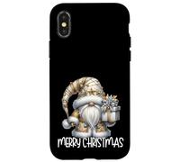 Merry Christmas Gnome Graphic For Women And Men Cute Xmas Custodia per iPhone X/XS