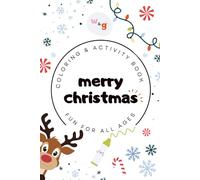 Merry Christmas Grab & Go Coloring & Activity Book - Travel Size |: Screen-Free Holiday Coloring Fun for Kids all Ages | Santa, Reindeer & Puzzles for Festive Creativity