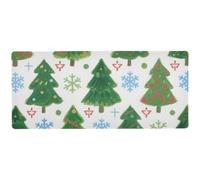 Merry Christmas Green Christmas Tree entials pad mouse per scrivere entials gigante tappetino per mouse 80 x 30 cm