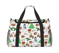 Merry Christmas Happy (2) Tote Bag Donna Uomo Borsa a Tracolla Borsa a Tracolla Borsa a Tracolla Borsa da Lavoro Borsa Hobo Borsa Quotidiana