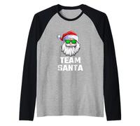 Merry Christmas & Happy New Year, Cool Christmas Team Santa Maglia con Maniche Raglan