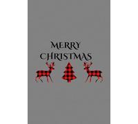 Merry Christmas: Holiday Journal/Notebook [ 110 Classic Ruled Pages ] 6 x 9" Durable Matte Cover