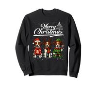 Merry Christmas Jack Russell Terrier Reindeer Elf Santa Felpa