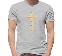 Merry Christmas Lettera Pezzi - T-Shirt - Natale Gioco da Tavolo Babbo Parole