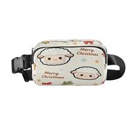 Merry Christmas Little Lamb Elegante marsupio da corsa per donne d'affari piccolo con cinturino regolabile per allenamento corsa escursionismo accessori para correr mujer