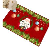 Merry Christmas Mat Pattern Holiday For Indoor,Festive Wishing De Carpet Entrance
