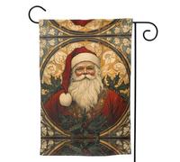 Merry Christmas No.201 Bandiera da giardino - Bandiere da giardino 30,5 x 45,7 cm, su entrambi i lati, piccole bandiere da giardino per esterni, decorazione per la casa e per esterni