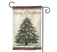 Merry Christmas No.222 Bandiera da giardino - Bandiere da giardino 28 x 40 cm, su entrambi i lati, piccole bandiere da giardino per esterni, decorazione domestica esterna