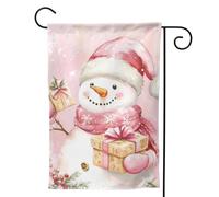 Merry Christmas No.262 Bandiera da giardino - Bandiere da giardino 30,5 x 45,7 cm, su entrambi i lati, piccole bandiere da giardino per esterni, decorazione per la casa e per esterni