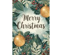 Merry Christmas Notebook: A5 Christmas Notebook | Festive Holiday Journal | Perfect for Notes, Lists & Gift Ideas