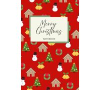 Merry Christmas Notebook: Blank Notebook, 5.5 x 8.5 inches, ideal for kids, teens & adults, journaling, christmas office supplies, hand lettering