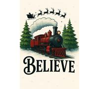 Merry Christmas Notebook: Festive Santa Claus Journal for Writing and Notes - 6x9 in, 110 Lined Pages