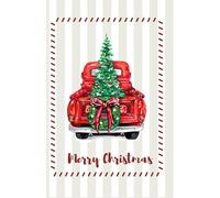Merry Christmas Notebook Journal - Festive Holiday Red Truck with Gifts Design, Lined Journal for Holiday Notes, Christmas Planning, Gift List, or Winter Writing - 100 Pages