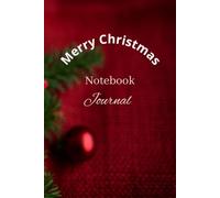 Merry Christmas Notebook Journal, Self Journal, Gift for mom