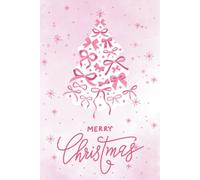 Merry Christmas Pink Ribbon Journal: A Pink Holiday Lined Notebook for Memories, Reflection, Lists, and Everyday Writing