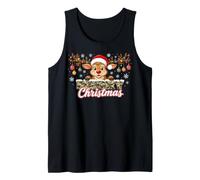 Merry Christmas Reindeer Camouflage Xmas Matching Family Canotta