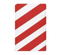 Merry Christmas Rosso-bianco Oblique Stripes mini lenzuola presepe Essentials per materasso culla 52''x28'' sábanas de cuna para ni?a