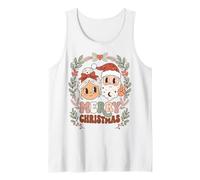 Merry Christmas Santa And Mrs Claus Holiday Cheer Canotta
