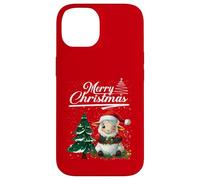 Merry Christmas Sheep Santa Hat Animal Cute Xmas Holiday Custodia per iPhone 14